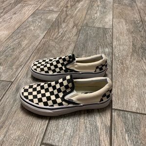 Vans checkered slip on
